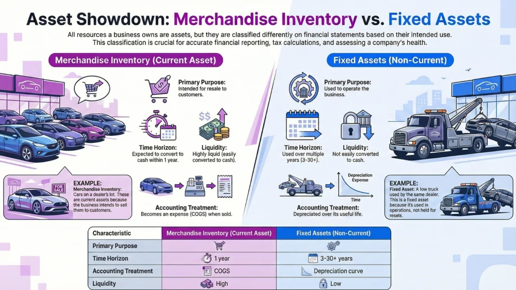 Understanding Current Assets vs Fixed Assets