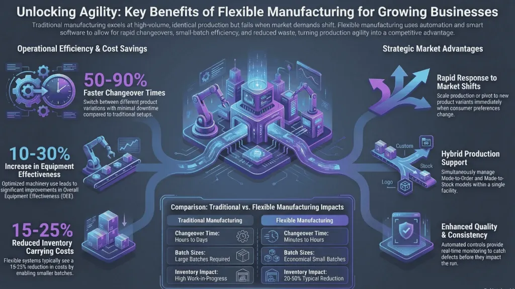 Key Benefits of Flexible Manufacturing for Growing Businesses