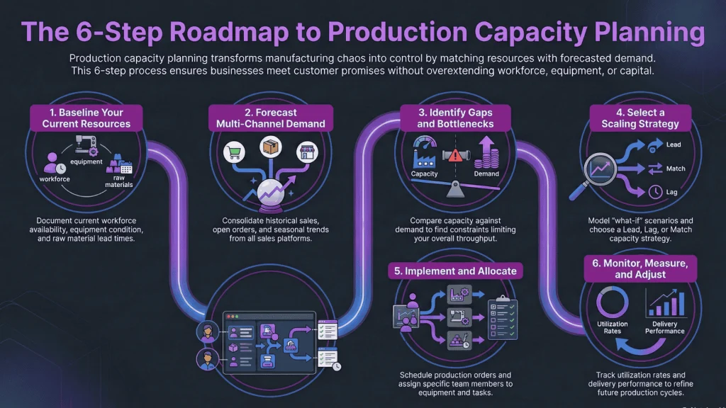 The Production Capacity Planning Process: 6 Steps