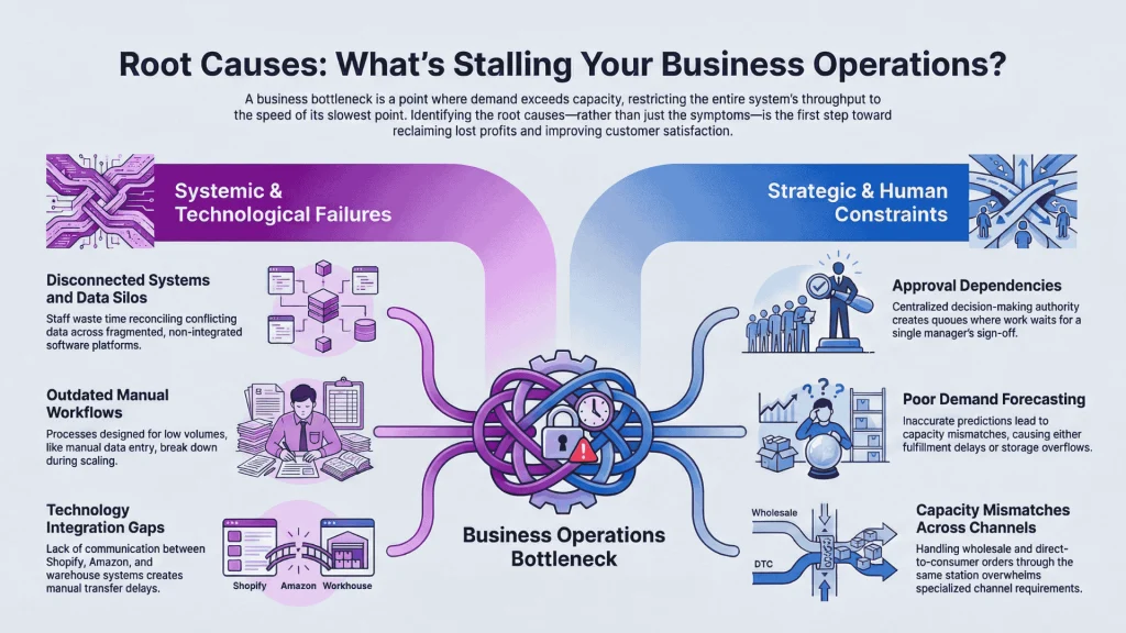 What Causes Bottlenecks in Business Operations?