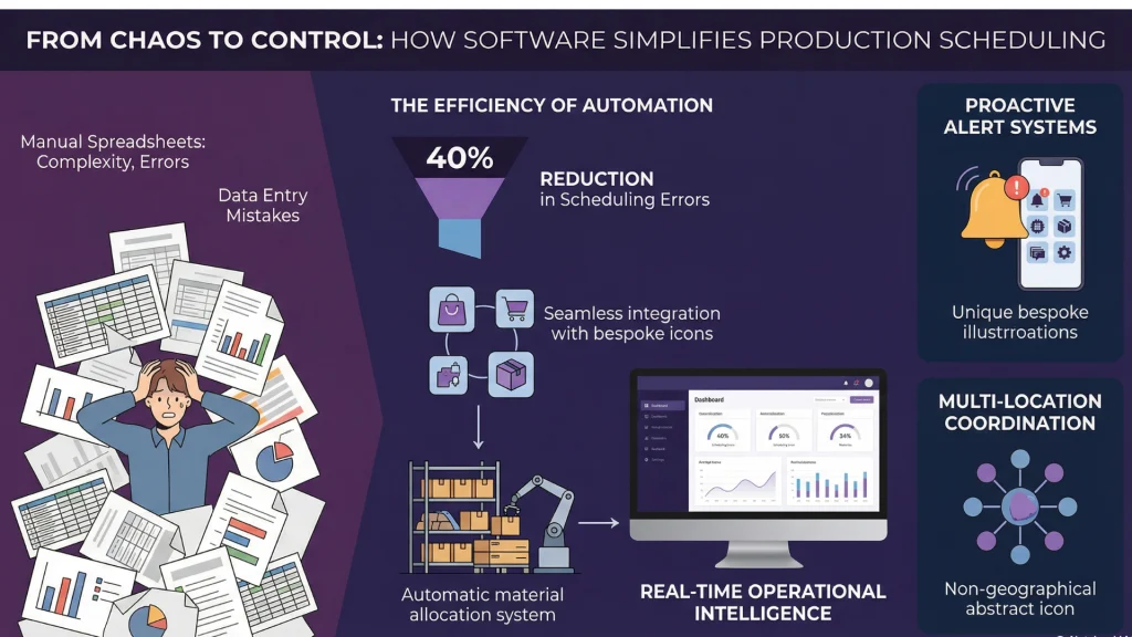 How Production Scheduling Software Simplifies the Process