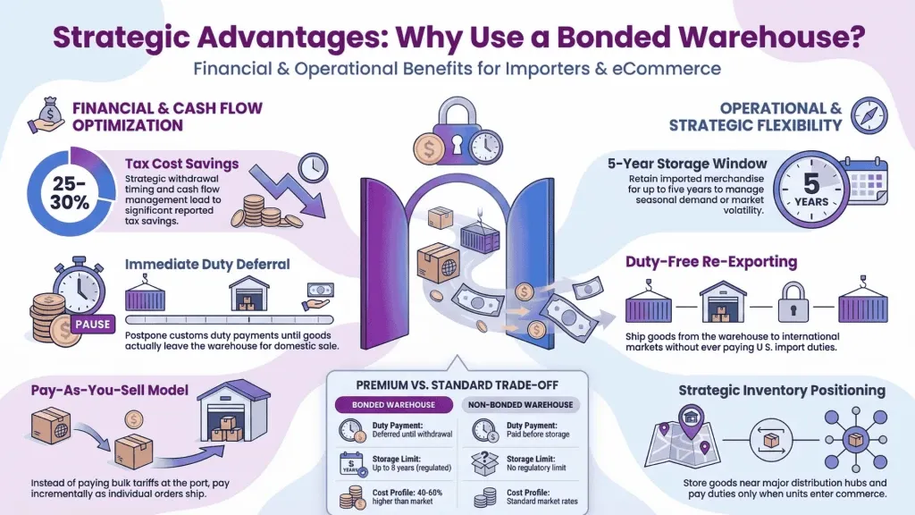 Benefits of Using a Bonded Warehouse