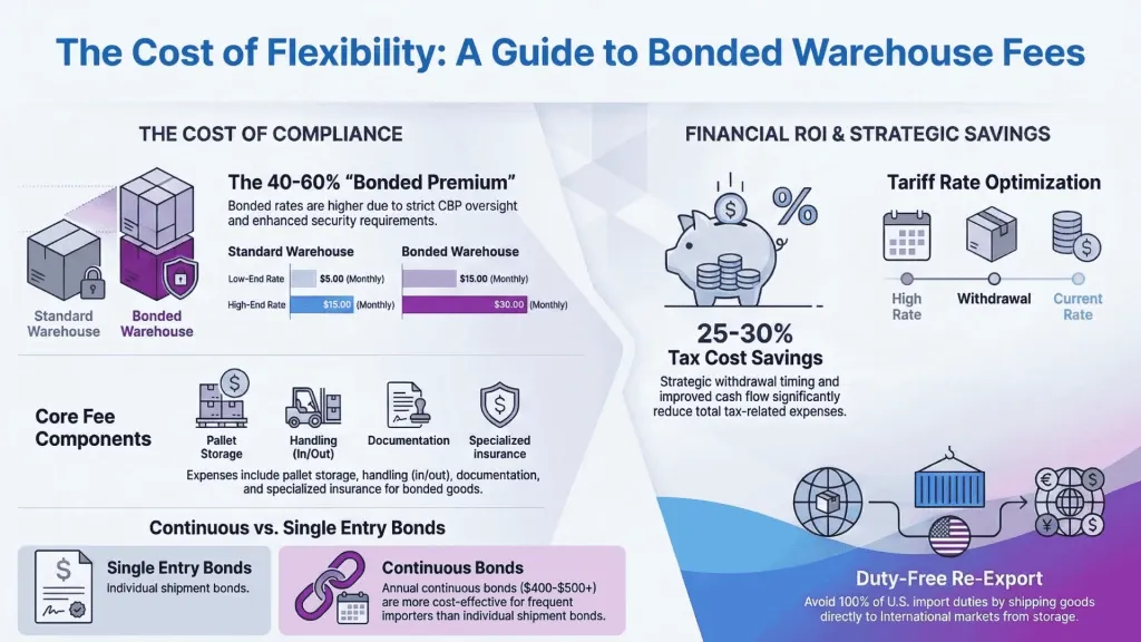 Bonded Warehouse Costs and Fees