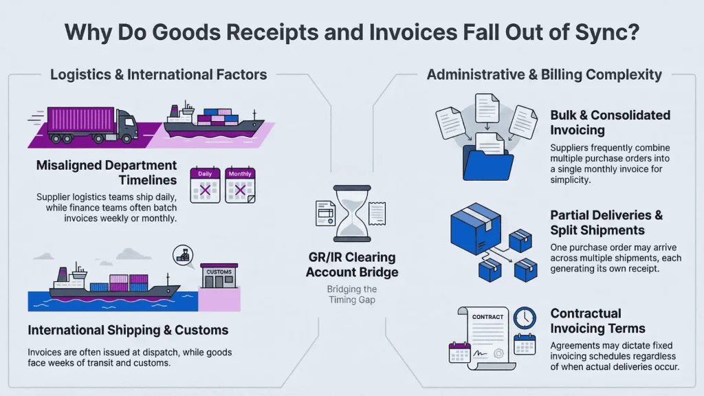 Why Do Goods Receipts and Invoices Fall Out of Sync